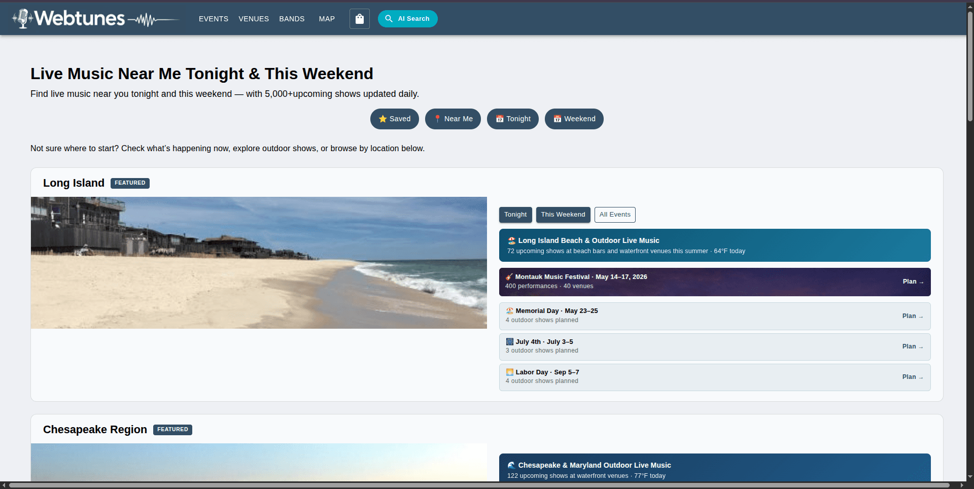Webtunes screenshot